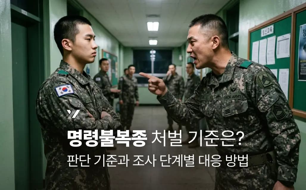 명령불복종 처벌 기준은? 판단 기준과 조사 단계별 대응 방법